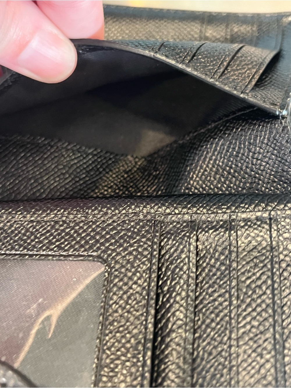 Coach Compact Black Wallet - Picture 11 of 13